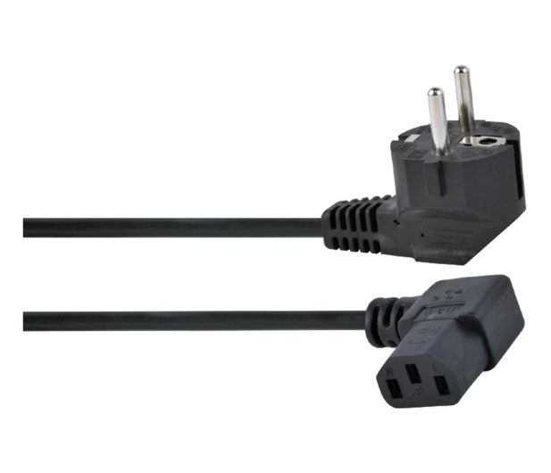 GEMBIRD Kabel zasilajacy  katowy 1.8M  PC-186A-VDE - 66399 - zdjęcie
